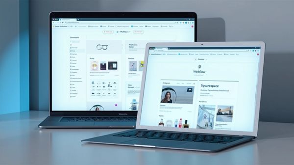 Maîtriser la comparaison webflow vs squarespace pour réussir votre site