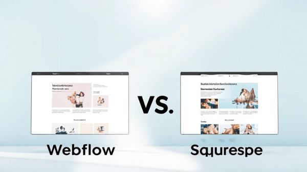 Top 5 différences entre Webflow et Squarespace pour votre site